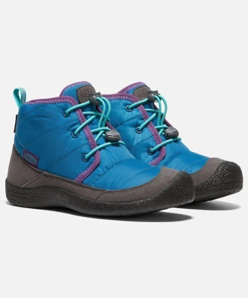 KEEN(キーン)の「HOWSER II CHUKKA WP / ハウザー ツー チャッカ ウォータープルーフ / キッズ シューズ(ブーツ・キッズ・ブルー・22cm/20cm/21cm/23.5cm/22.5cm)」の7枚目の写真