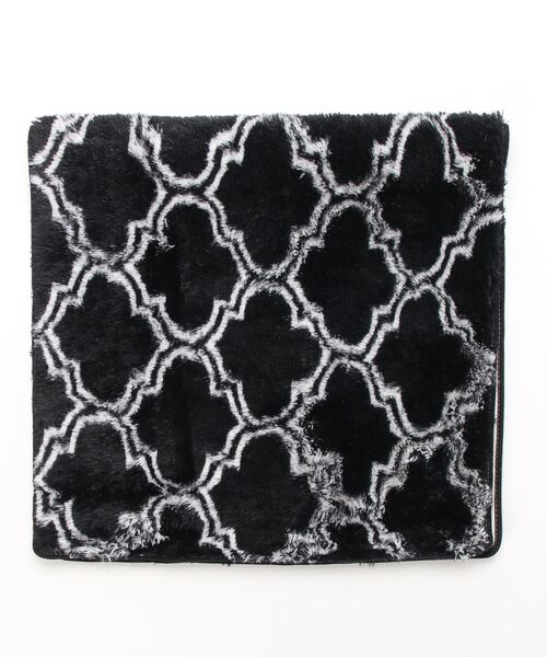 aimoha（アイモハ）の「モロッコタイル柄シャギーラグマット／カーペット（ラグ/マット・レディース・ベージュ/グレー/ホワイト/ブラック/ダークグレー・FREE）」の8枚目の写真