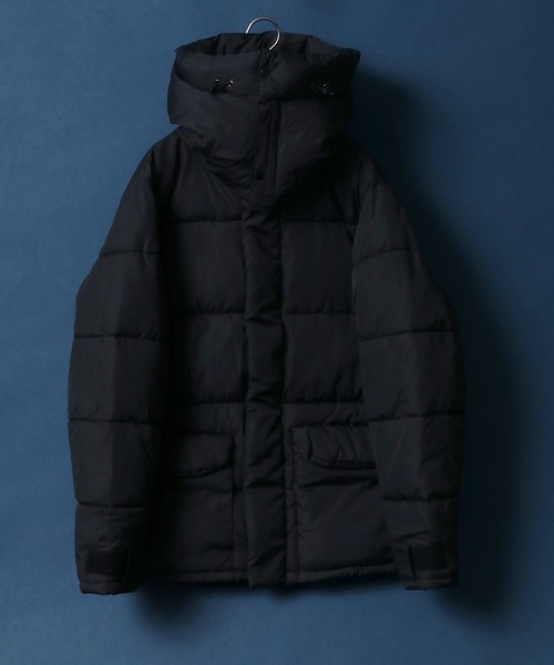 ANPAS(アンパス)の「2WAY Big Hooded Eco Down Jacket/2WAY ビッグフード エコダウンジャケット レディース メンズ(ダウンジャケット/コート・メンズ・オフホワイト/ブラック・L/LL/M)」の5枚目の写真