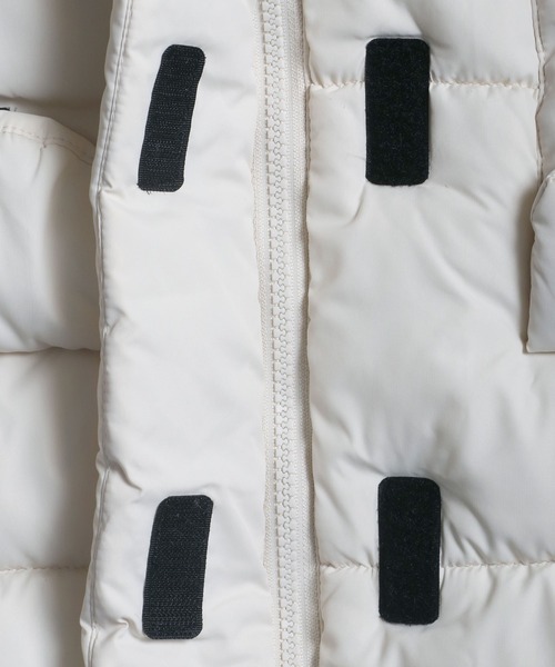 ANPAS(アンパス)の「2WAY Big Hooded Eco Down Jacket/2WAY ビッグフード エコダウンジャケット レディース メンズ(ダウンジャケット/コート・メンズ・オフホワイト/ブラック・L/LL/M)」の13枚目の写真