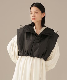 AMOMENTO | AMOMENTO/パデッド フーデッドベスト(ベスト)