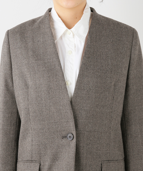 plage（プラージュ）の「WOサキソニーチェックジャケット（その他