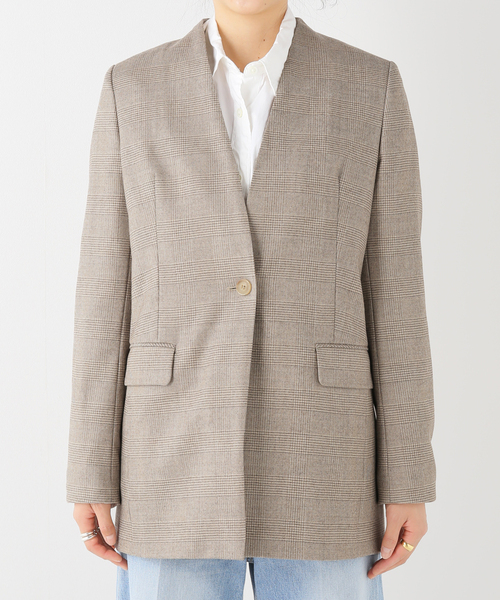 plage（プラージュ）の「WOサキソニーチェックジャケット（その他