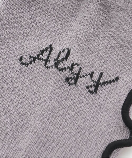 algy（アルジー）の「サイドメローハイソックス（ソックス/靴下・キッズ・グレー/ブラック/オフホワイト・24/21）」の14枚目の写真