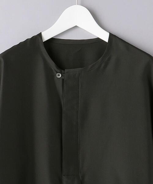 SOVEREIGN（ソブリン）の「＜SOVEREIGN＞ スタンドカラー プルオーバー（シャツ/ブラウス・メンズ・ブラック・S/M/L）」の6枚目の写真