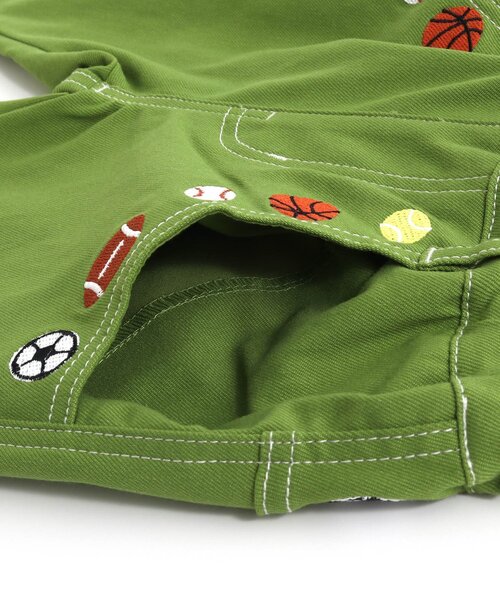 BIT'Z（ビッツ）の「ボール刺繍入りテーパードパンツ（その他パンツ・キッズ・ベージュ/カーキ/アイボリー/インディゴブルー・110/95/120/90/80/100）」の14枚目の写真