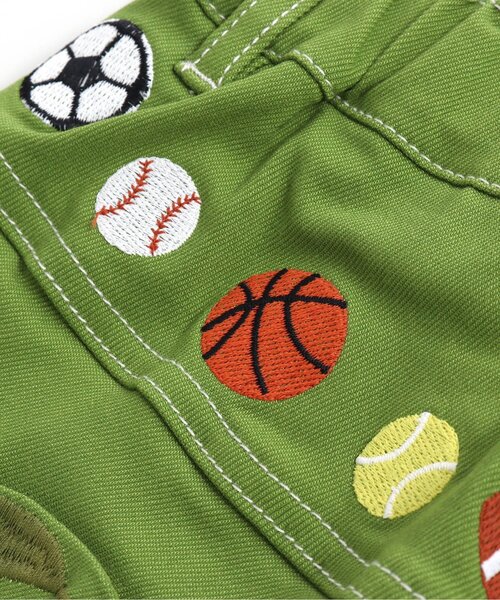 BIT'Z（ビッツ）の「ボール刺繍入りテーパードパンツ（その他パンツ・キッズ・ベージュ/カーキ/アイボリー/インディゴブルー・110/95/120/90/80/100）」の15枚目の写真