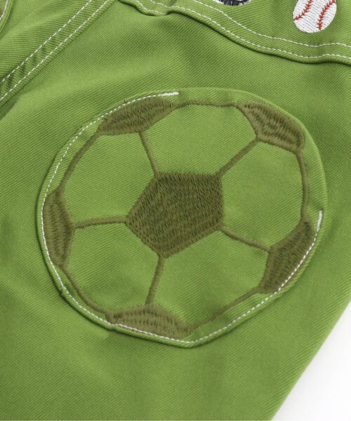 BIT'Z（ビッツ）の「ボール刺繍入りテーパードパンツ（その他パンツ・キッズ・ベージュ/カーキ/アイボリー/インディゴブルー・110/95/120/90/80/100）」の16枚目の写真