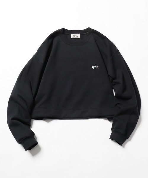 PENNEYS(ぺニーズ)の「PENNEYS/ペニーズ THE FOX SHORT LENGTH SWEAT スウェット(スウェット・レディース・ホワイト/ブラック/ネイビー/グリーン/サンドベージュ・FREE)」の3枚目の写真