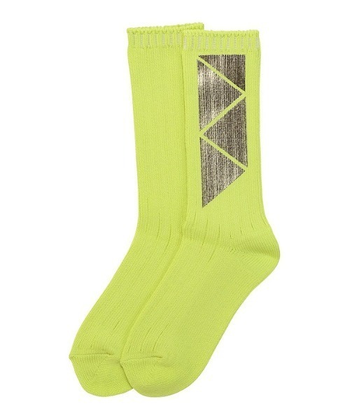 ZUCCa（ズッカ）の「ホイルプリントソックス / (O)（ソックス/靴下・レディース・オフホワイト/ブラック/ライトグリーン/パープル/ベージュ・M size）」の6枚目の写真