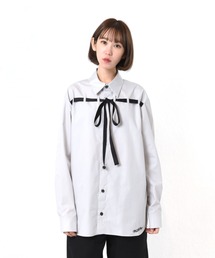 RIBBON WRAP シャツ