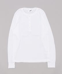 ワッフルヘンリーネックT(BL)