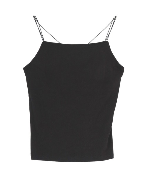 titivate（ティティベイト）の「ダブルストラップカップ付きキャミソール（キャミソール・レディース・オフホワイト/チャコールグレー/ブラック/ピンク・S/M/L）」の5枚目の写真