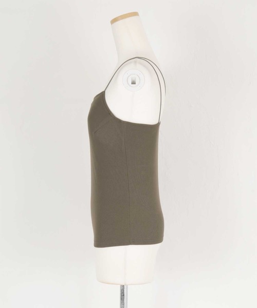 titivate（ティティベイト）の「ダブルストラップカップ付きキャミソール（キャミソール・レディース・オフホワイト/チャコールグレー/ブラック/ピンク・S/M/L）」の17枚目の写真