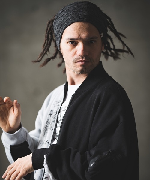 GLIMCLAP（グリムクラップ）の「mko11014- Latticed pattern hair band ヘアバンド（ヘアバンド・メンズ・チャコール/ブルー系その他/ブラック/ベージュ・FREE）」の11枚目の写真