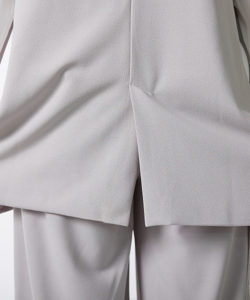 7days Life Styling(セブンデイズライフスタイリング)の「【販売終了】【ジャージーシリーズ】サイドベルトテーラードジレ(スーツベスト・レディース・ブラック/ライトグレー・L/LL/M)」の7枚目の写真