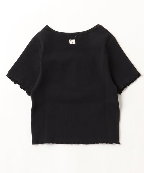 BILLABONG(ビラボン)の「【ムラサキスポーツ別注】BILLABONG/ビラボン HENLY NECK MINI TEE/無地ミニリブ素材Tシャツ BD013-219(Tシャツ/カットソー・レディース・ブラウン/ホワイト×ホワイト/ブラック×ブラック・M/L)」の5枚目の写真