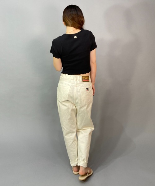 BILLABONG(ビラボン)の「【ムラサキスポーツ別注】BILLABONG/ビラボン HENLY NECK MINI TEE/無地ミニリブ素材Tシャツ BD013-219(Tシャツ/カットソー・レディース・ブラウン/ホワイト×ホワイト/ブラック×ブラック・M/L)」の19枚目の写真