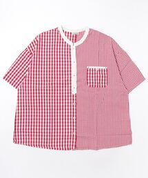 RAGMART（ラグマート）の「バンドカラーパッチワークシャツ（シャツ/ブラウス）」