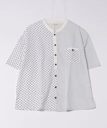 RAGMART（ラグマート）の「バンドカラーパッチワークシャツ（シャツ/ブラウス）」