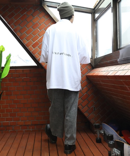 ８(eight)（エイト）の「ハーフジップロングＴシャツ（Tシャツ/カットソー・メンズ・ブラック系その他2/ブラック系その他/ホワイト系その他/ホワイト系その他2・LARGE/MEDIUM）」の12枚目の写真