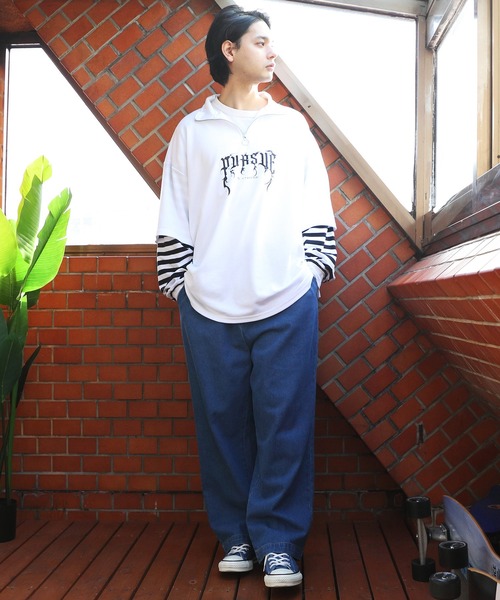 ８(eight)（エイト）の「ハーフジップロングＴシャツ（Tシャツ/カットソー・メンズ・ブラック系その他2/ブラック系その他/ホワイト系その他/ホワイト系その他2・LARGE/MEDIUM）」の21枚目の写真