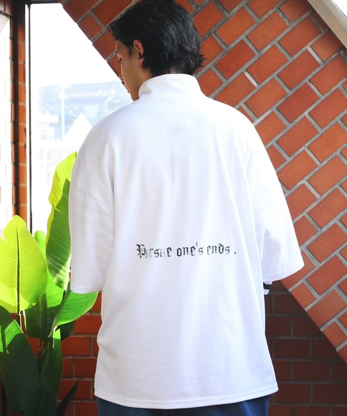 ８(eight)（エイト）の「ハーフジップロングＴシャツ（Tシャツ/カットソー・メンズ・ブラック系その他2/ブラック系その他/ホワイト系その他/ホワイト系その他2・LARGE/MEDIUM）」の18枚目の写真