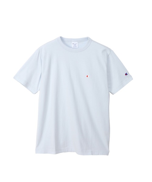 Champion（チャンピオン）の「【Champion/チャンピオン】メンズ ベーシック ショートスリーブTシャツ（Tシャツ/カットソー・メンズ・グリーン系その他3/オレンジ系その他3/ホワイト/ブルー系その他5/ブラック/グレー/ネイビー/ダークグリーン/ライトイエロー/オートミール/イエロー系その他3/サンドベージュ/ロイヤルブルー/ピーコックグリーン系/レッド系その他6/ベージュ系その他3/イエロー系その他/サックスブルー/ブルー系その他・MEDIUM/LARGE/X-LARGE/SMALL）」の11枚目の写真