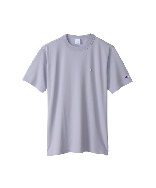 Champion（チャンピオン）の「【Champion/チャンピオン】メンズ ベーシック ショートスリーブTシャツ（Tシャツ/カットソー・メンズ・グリーン系その他3/オレンジ系その他3/ホワイト/ブルー系その他5/ブラック/グレー/ネイビー/ダークグリーン/ライトイエロー/オートミール/イエロー系その他3/サンドベージュ/ロイヤルブルー/ピーコックグリーン系/レッド系その他6/ベージュ系その他3/イエロー系その他/サックスブルー/ブルー系その他・MEDIUM/LARGE/X-LARGE/SMALL）」の14枚目の写真