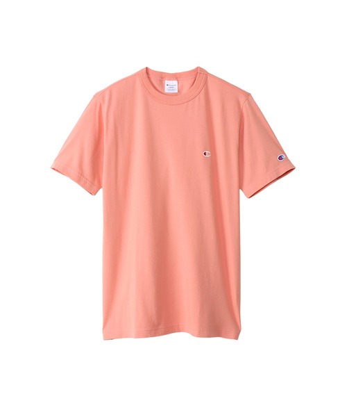 Champion（チャンピオン）の「【Champion/チャンピオン】メンズ ベーシック ショートスリーブTシャツ（Tシャツ/カットソー・メンズ・グリーン系その他3/オレンジ系その他3/ホワイト/ブルー系その他5/ブラック/グレー/ネイビー/ダークグリーン/ライトイエロー/オートミール/イエロー系その他3/サンドベージュ/ロイヤルブルー/ピーコックグリーン系/レッド系その他6/ベージュ系その他3/イエロー系その他/サックスブルー/ブルー系その他・MEDIUM/LARGE/X-LARGE/SMALL）」の19枚目の写真