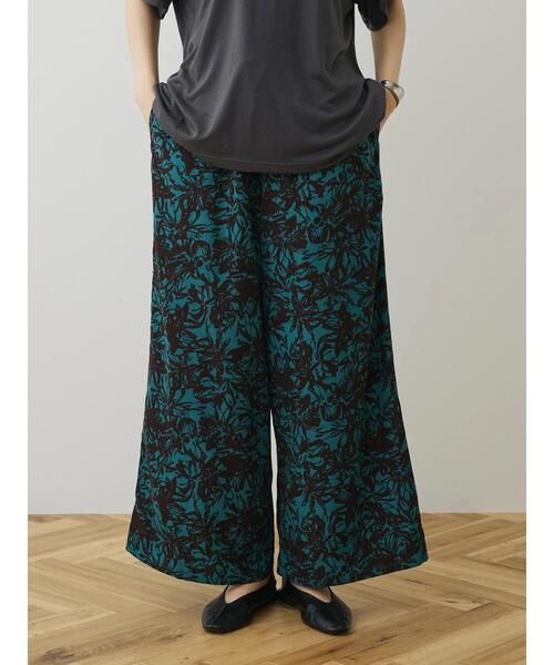 CRAFT STANDARD BOUTIQUE（クラフトスタンダードブティック）の「アートフラワーイージーパンツ（その他パンツ・レディース・アイボリー/グリーン・FREE）」の13枚目の写真