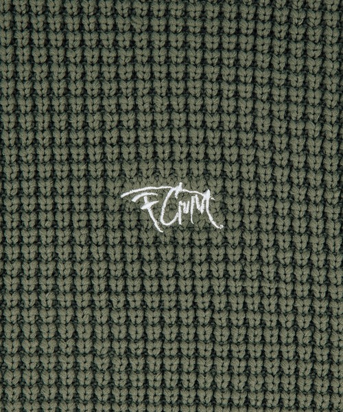 FCMM(エフシーエムエム)の「【日本限定アイテム】WAFFLE KNIT SWEATER/ワッフルニットセーター(ニット/セーター・メンズ・アイボリー/ブルー/グリーン・MEDIUM/LARGE)」の14枚目の写真
