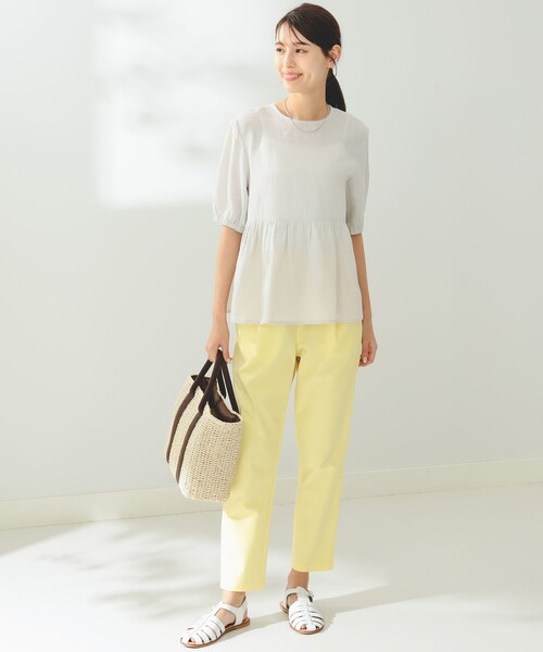 fog linen work(フォグリネンワーク)の「fog linen work × B:MING by BEAMS / 別注 ROSA TOP(シャツ/ブラウス・レディース・レッド/ブルー/アイボリー系・FREE)」の19枚目の写真