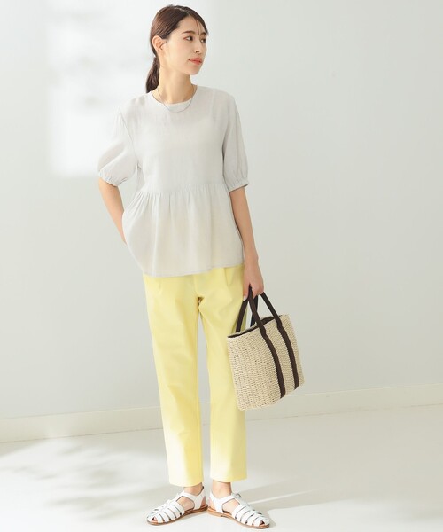 fog linen work(フォグリネンワーク)の「fog linen work × B:MING by BEAMS / 別注 ROSA TOP(シャツ/ブラウス・レディース・レッド/ブルー/アイボリー系・FREE)」の20枚目の写真