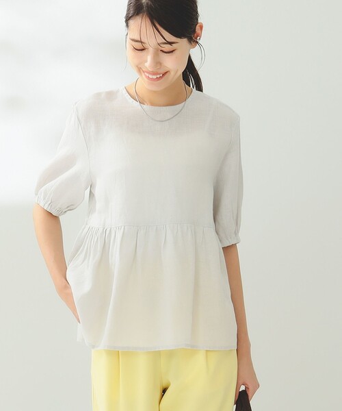 fog linen work(フォグリネンワーク)の「fog linen work × B:MING by BEAMS / 別注 ROSA TOP(シャツ/ブラウス・レディース・レッド/ブルー/アイボリー系・FREE)」の22枚目の写真