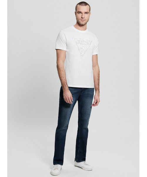 Guess（ゲス）の「Eco Moisey Logo Tee（Tシャツ/カットソー・メンズ・ライトグリーン/ホワイト・MEDIUM/LARGE/X-LARGE/SMALL）」の14枚目の写真