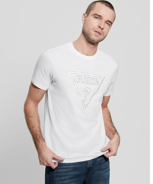 Guess（ゲス）の「Eco Moisey Logo Tee（Tシャツ/カットソー・メンズ・ライトグリーン/ホワイト・MEDIUM/LARGE/X-LARGE/SMALL）」の7枚目の写真