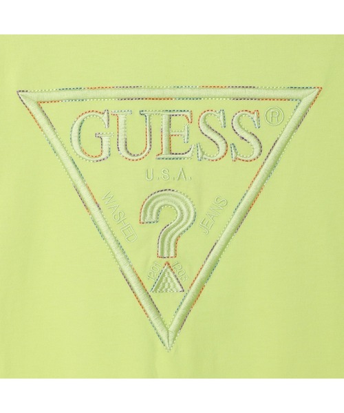 Guess（ゲス）の「Eco Moisey Logo Tee（Tシャツ/カットソー・メンズ・ライトグリーン/ホワイト・MEDIUM/LARGE/X-LARGE/SMALL）」の8枚目の写真