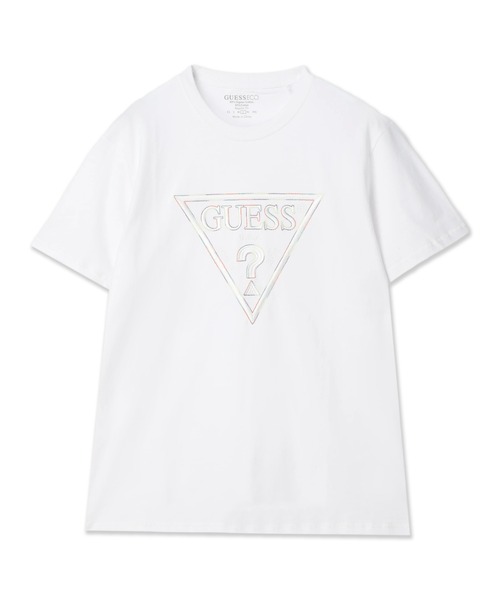 Guess（ゲス）の「Eco Moisey Logo Tee（Tシャツ/カットソー・メンズ・ライトグリーン/ホワイト・MEDIUM/LARGE/X-LARGE/SMALL）」の11枚目の写真