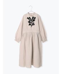 TSUHARU by Samansa Mos2 | 胸元リボン刺繍ワンピース(ワンピース)