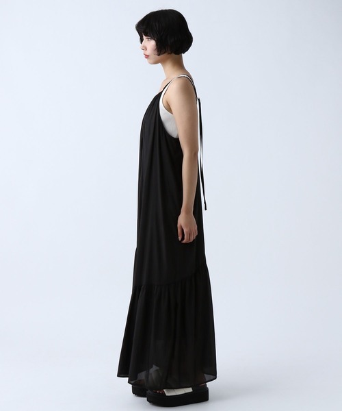 PAGEBOY（ページボーイ）の「ティアードキャミワンピース（ワンピース・レディース・オフホワイト/ターコイズブルー/オレンジ系その他/ブラック/ブラウン・FREE）」の12枚目の写真