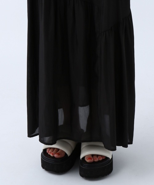 PAGEBOY（ページボーイ）の「ティアードキャミワンピース（ワンピース・レディース・オフホワイト/ターコイズブルー/オレンジ系その他/ブラック/ブラウン・FREE）」の16枚目の写真