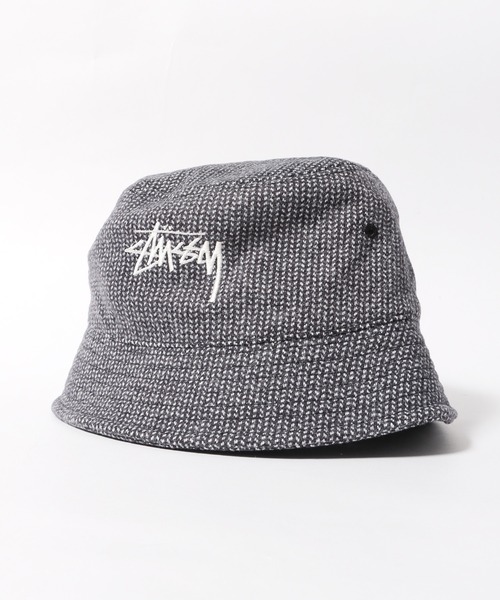 STUSSY（ステューシー）の「STUSSY/ステューシー ZIG ZAG STOCK BUCKET HAT バケットハット（ハット・メンズ・ブラック・S/M/L/XL）」の9枚目の写真