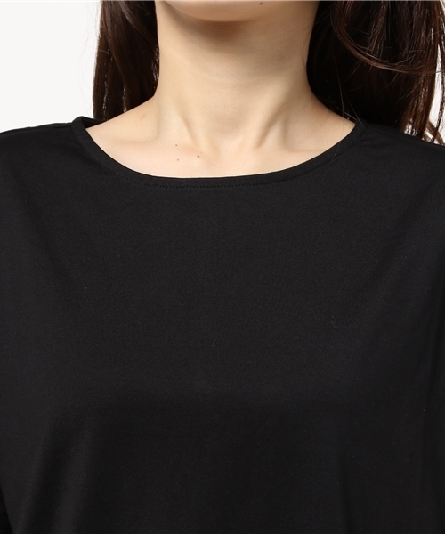 MOUSSY（マウジー）の「Simple Big TOPS（Tシャツ/カットソー・レディース・ホワイト/ライトブルー/ブラック/キャメル/カーキ系・FREE）」の10枚目の写真