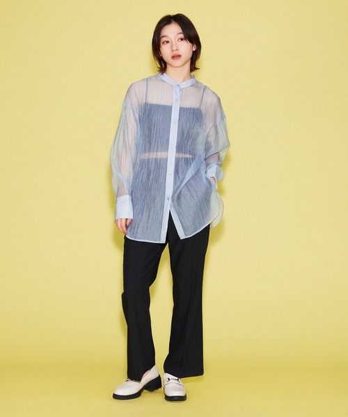 FOREVER 21(フォーエバー トゥエンティーワン)の「【BASIC】カラーストレートパンツ(スラックス・レディース・ブラック/チャコールグレー/グリーン/ベージュ・MEDIUM/SMALL)」の9枚目の写真