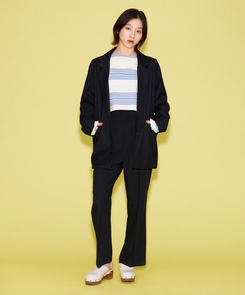 FOREVER 21(フォーエバー トゥエンティーワン)の「【BASIC】カラーストレートパンツ(スラックス・レディース・ブラック/チャコールグレー/グリーン/ベージュ・MEDIUM/SMALL)」の11枚目の写真