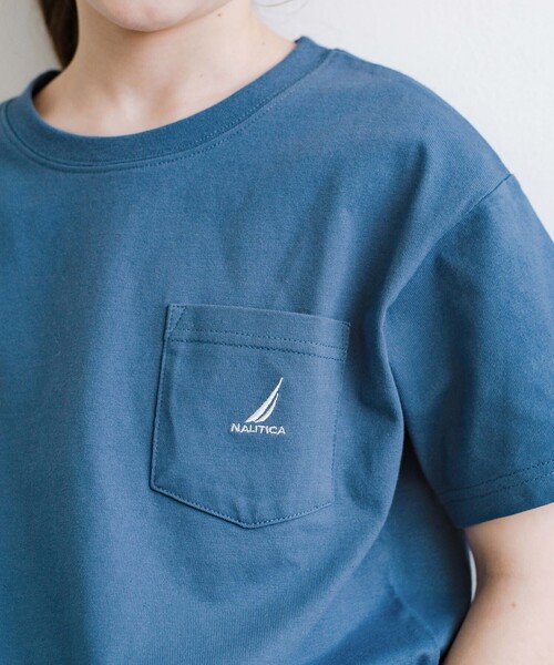 NAUTICA(ノーティカ)の「【NAUTICA/ノーティカ】半袖ポケットTシャツ(Tシャツ/カットソー・キッズ・その他/ライム/ブラック/ブルー・L/M/XS/XL/S)」の8枚目の写真