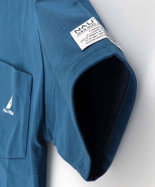 NAUTICA(ノーティカ)の「【NAUTICA/ノーティカ】半袖ポケットTシャツ(Tシャツ/カットソー・キッズ・その他/ライム/ブラック/ブルー・L/M/XS/XL/S)」の5枚目の写真