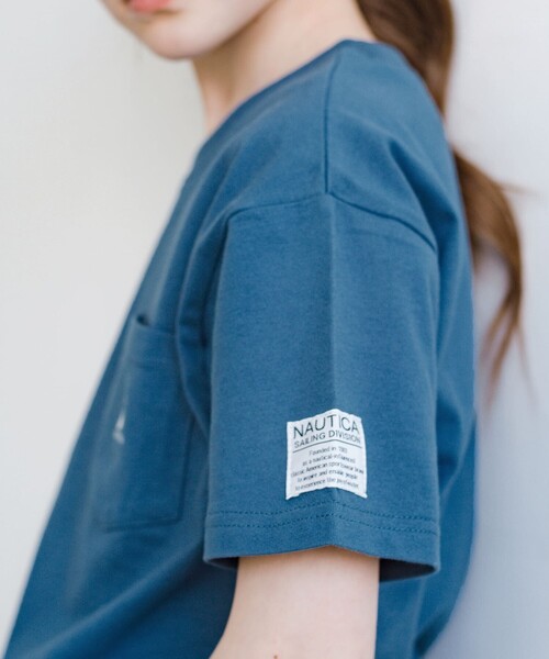 NAUTICA(ノーティカ)の「【NAUTICA/ノーティカ】半袖ポケットTシャツ(Tシャツ/カットソー・キッズ・その他/ライム/ブラック/ブルー・L/M/XS/XL/S)」の12枚目の写真