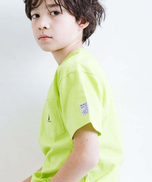 NAUTICA(ノーティカ)の「【NAUTICA/ノーティカ】半袖ポケットTシャツ(Tシャツ/カットソー・キッズ・その他/ライム/ブラック/ブルー・L/M/XS/XL/S)」の6枚目の写真